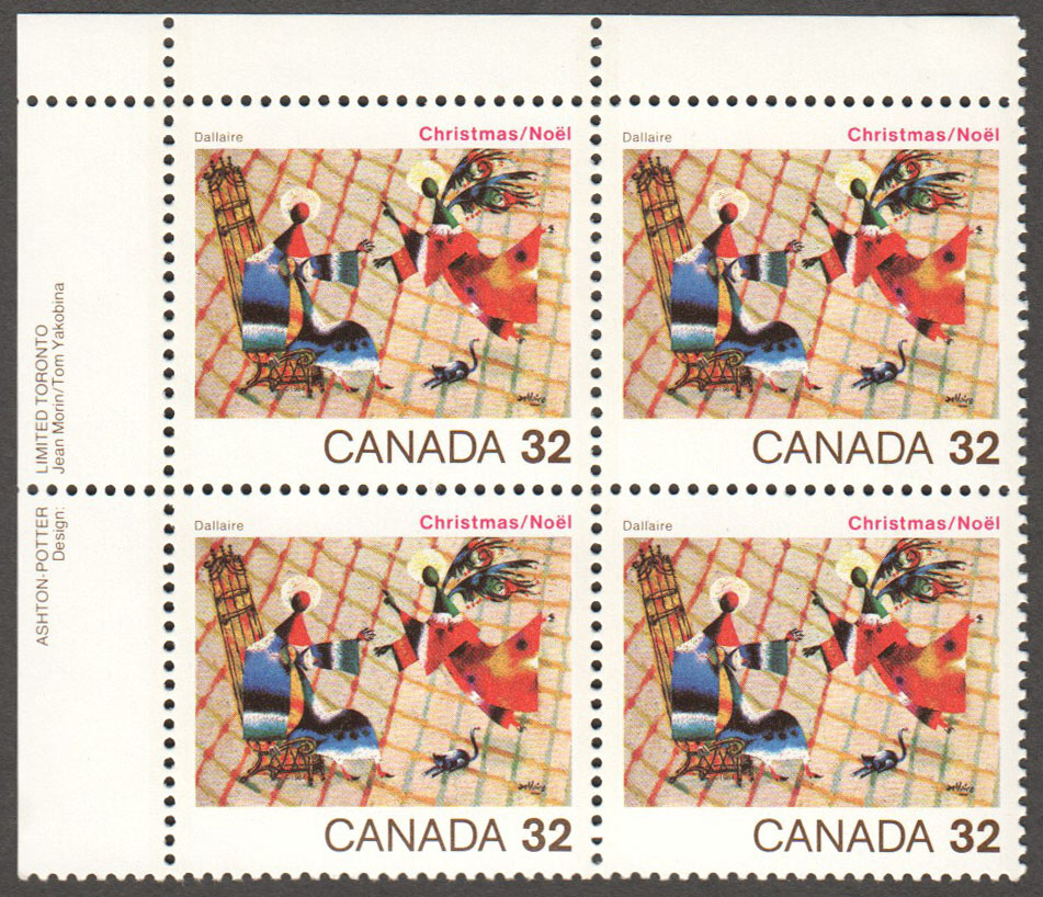 Canada Scott 1040 MNH PB UL (A9-2) - Click Image to Close